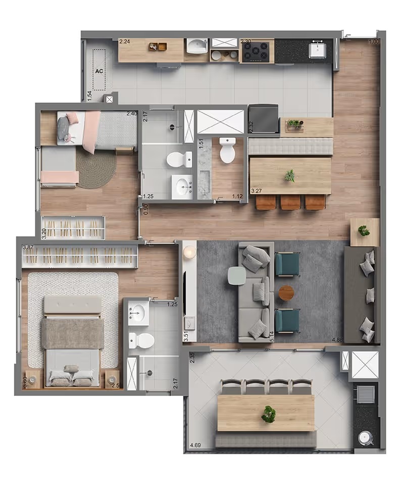 Morumbi Home Resort – Vila Andrade – Pronto Para Morar